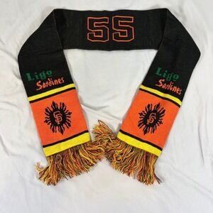 San Francisco Giants Ligo Sardines Tim Lincecum 55 Knit Scarf Baseball Fringe